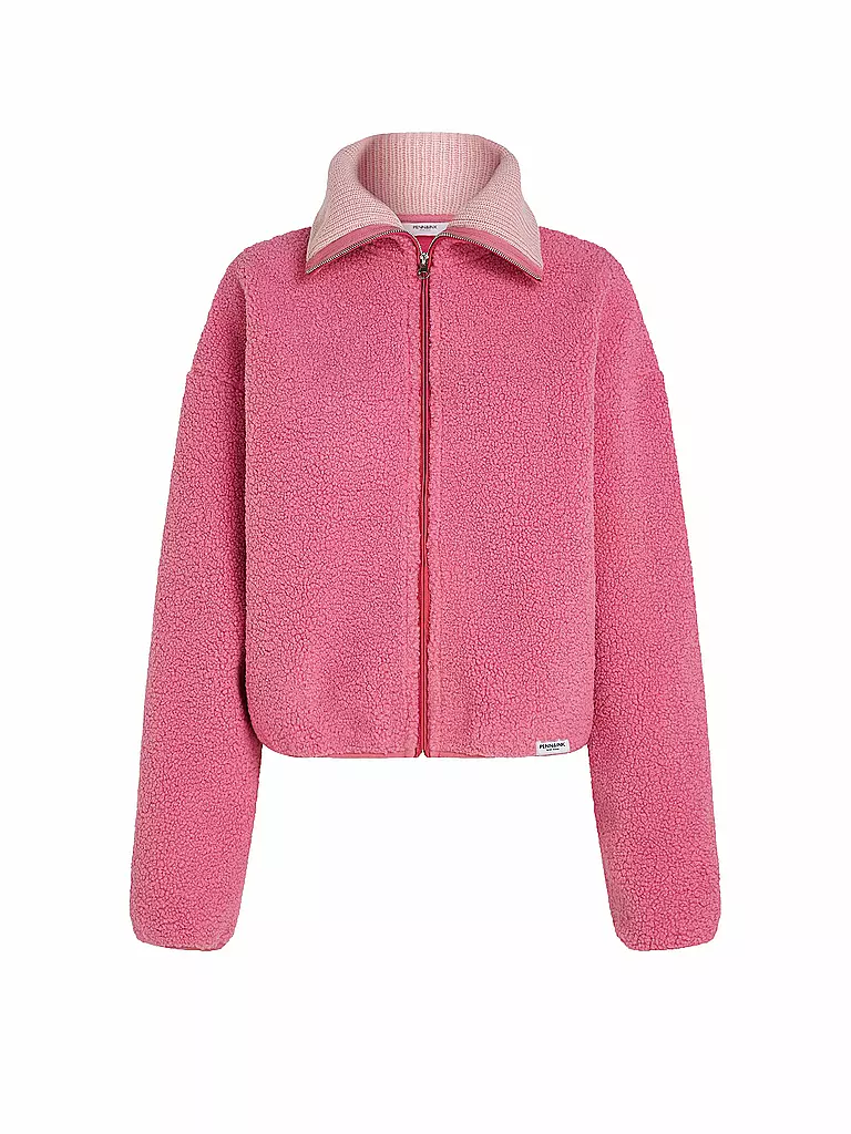 PENN&INK | Jacke in Teddyfell | Fucsia