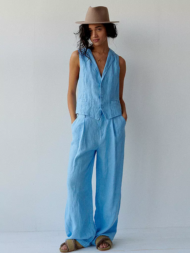 PENN&INK | Leinenhose | Azul