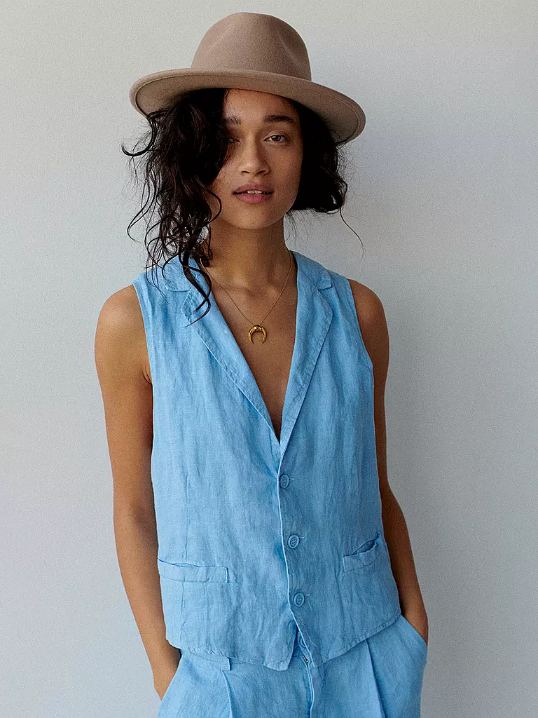 PENN&INK | Leinenhose | Azul