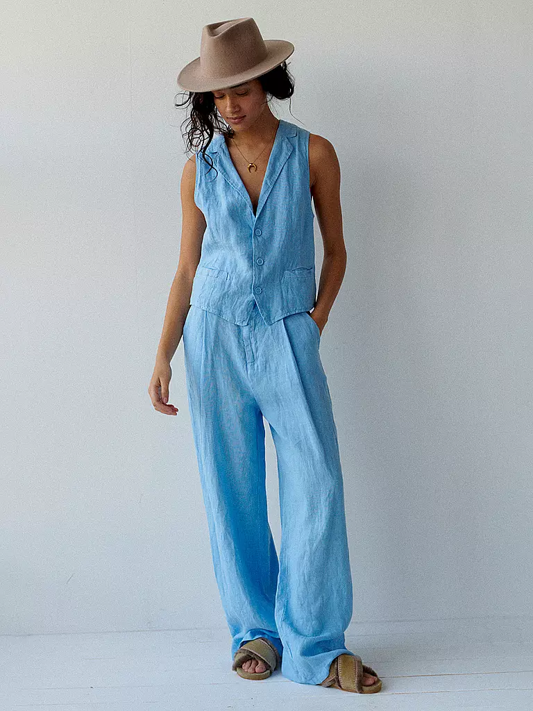 PENN&INK | Leinenhose | Azul