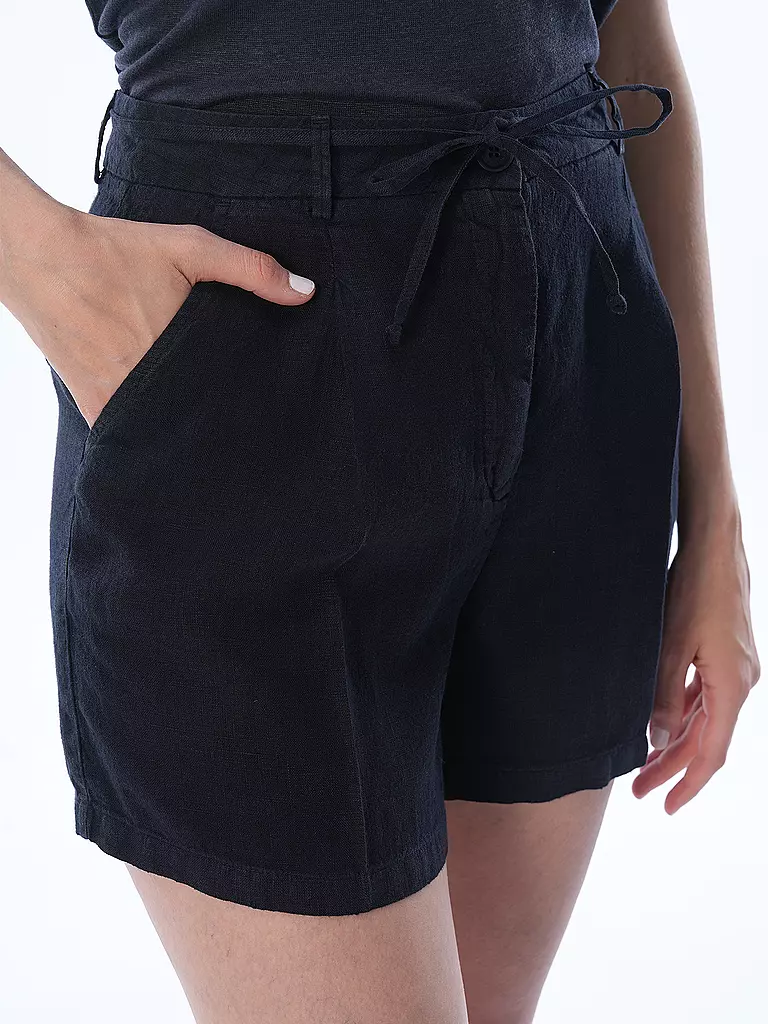 PENN&INK | Leinenshorts  | Azul oscuro