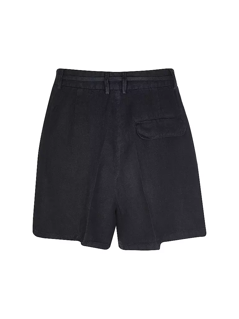 PENN&INK | Leinenshorts  | Azul oscuro