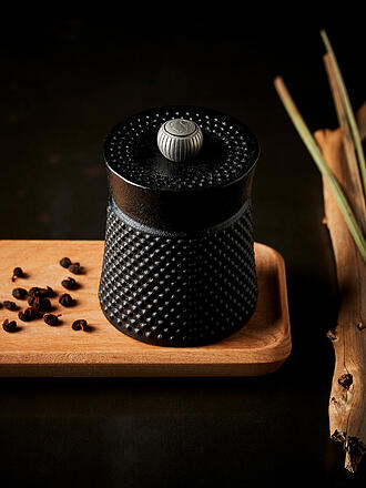 PEUGEOT | Molinillo de pimienta de hierro fundido Bali Fonte negro 8 cm