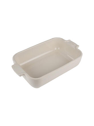 PEUGEOT | Fuente de horno rectangular de cerámica Appolia color crudo 18x12cm