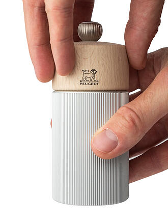 PEUGEOT | Molinillo de sal manual Line 12cm Alu/Haya