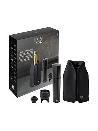 PEUGEOT | Set de 2 piezas Bomba de vacío Duo/Frizz FRESH N PRESERVE negro