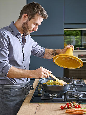 PEUGEOT | Tajín para 6-8 personas ATLAS Amarillo Azafrán/Antiadherente