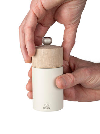 PEUGEOT | Molinillo de sal 12cm BOREAL blanco pluma