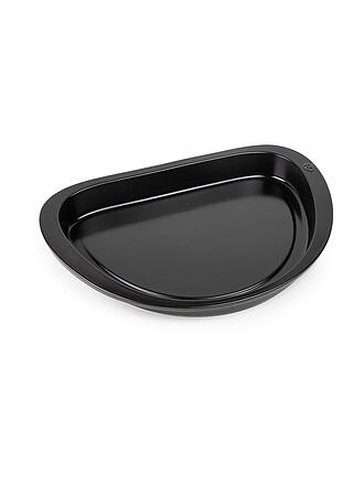 PEUGEOT | Fuente para horno PLANCHA semicircular 43 cm cerámica negra