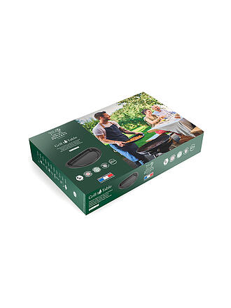 PEUGEOT | Fuente para horno PLANCHA semicircular 43 cm cerámica negra