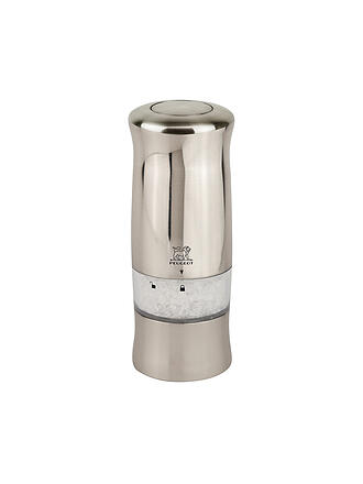 PEUGEOT | Molino de sal eléctrico ZELI 14cm aspecto acero inoxidable