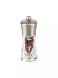 PEUGEOT | Molinillo de chile "Ouessant" 14cm (Acrílico/Acero inoxidable) | Plata
