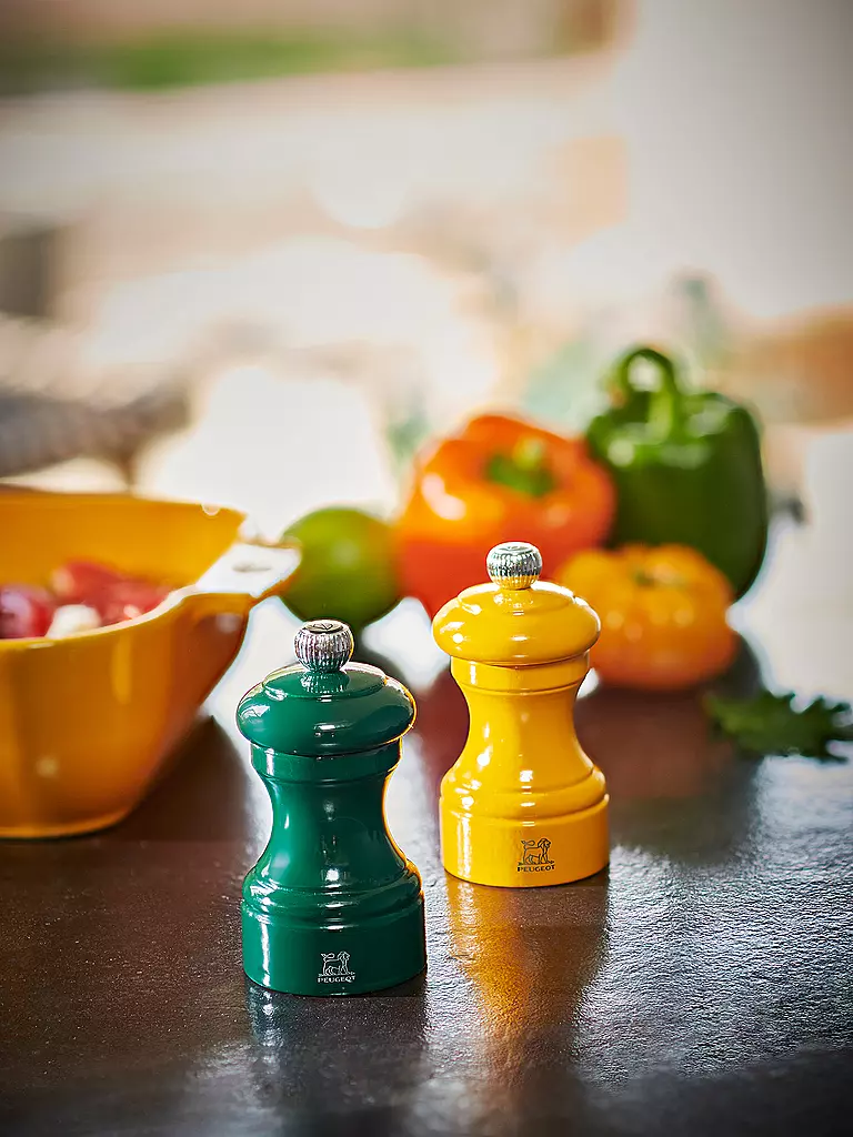 PEUGEOT | Molinillo de pimienta BISTRORAMA 10cm Haya/Verde bosque |