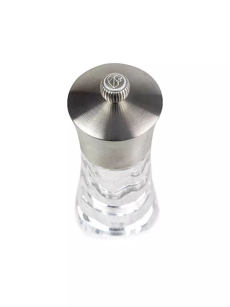 PEUGEOT | Molinillo de sal "Ouessant" 14cm (Acrílico/Acero inoxidable) | transparent