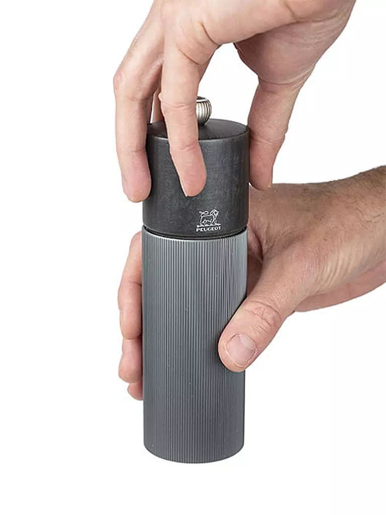 PEUGEOT | Molinillo de sal 18cm LINE Alu / Gris Carbono |