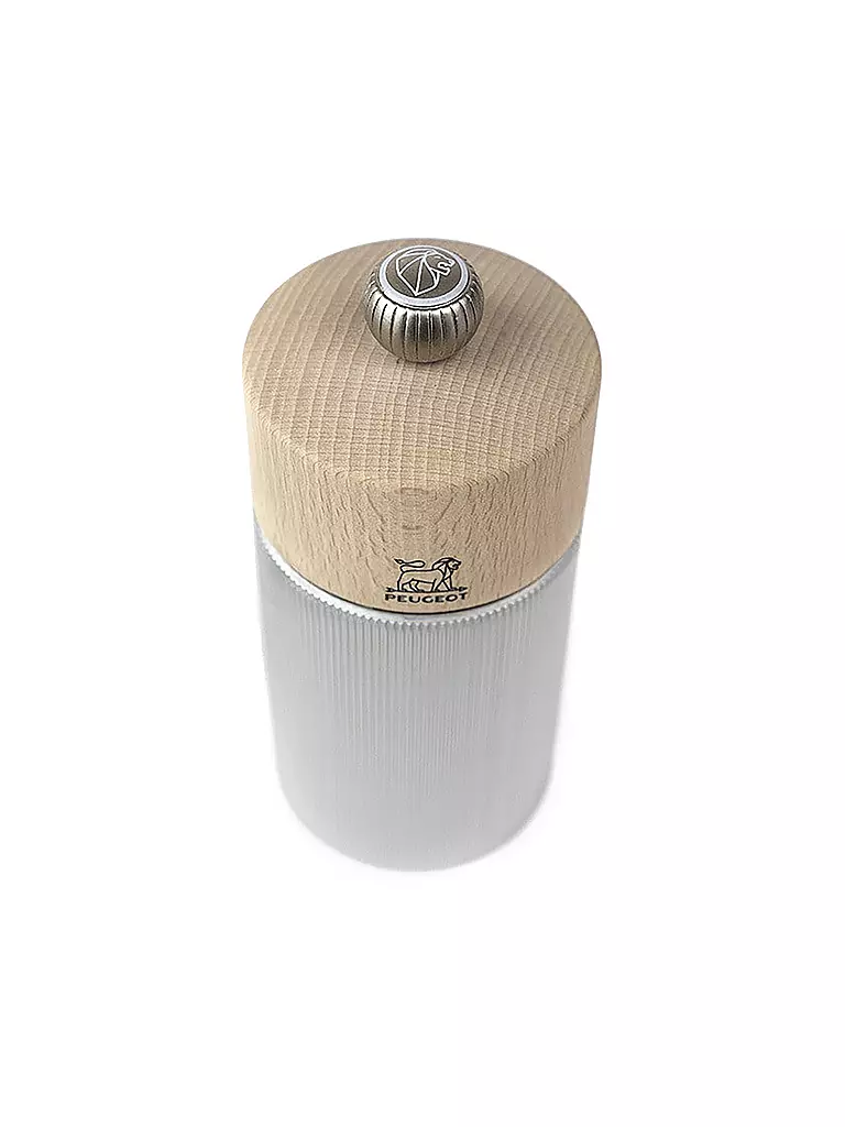 PEUGEOT | Molinillo de sal 18cm LINE Alu / Haya - Natural | Beige