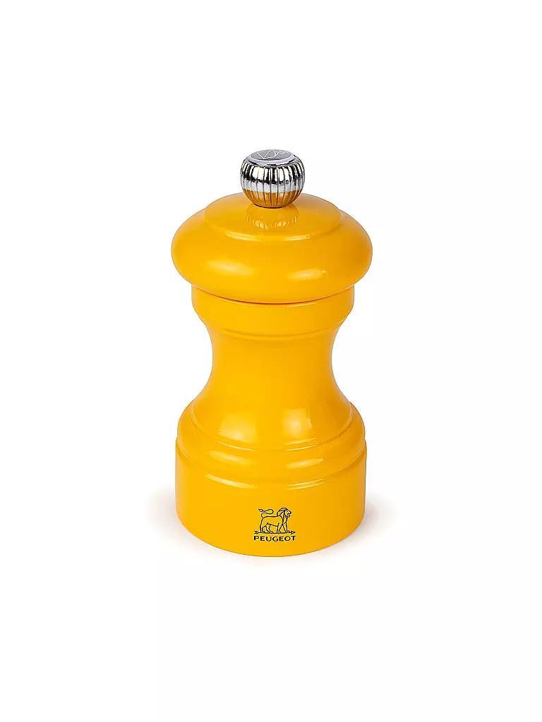 PEUGEOT | Molinillo de sal BISTRORAMA 10cm Haya / Azafrán | Amarillo