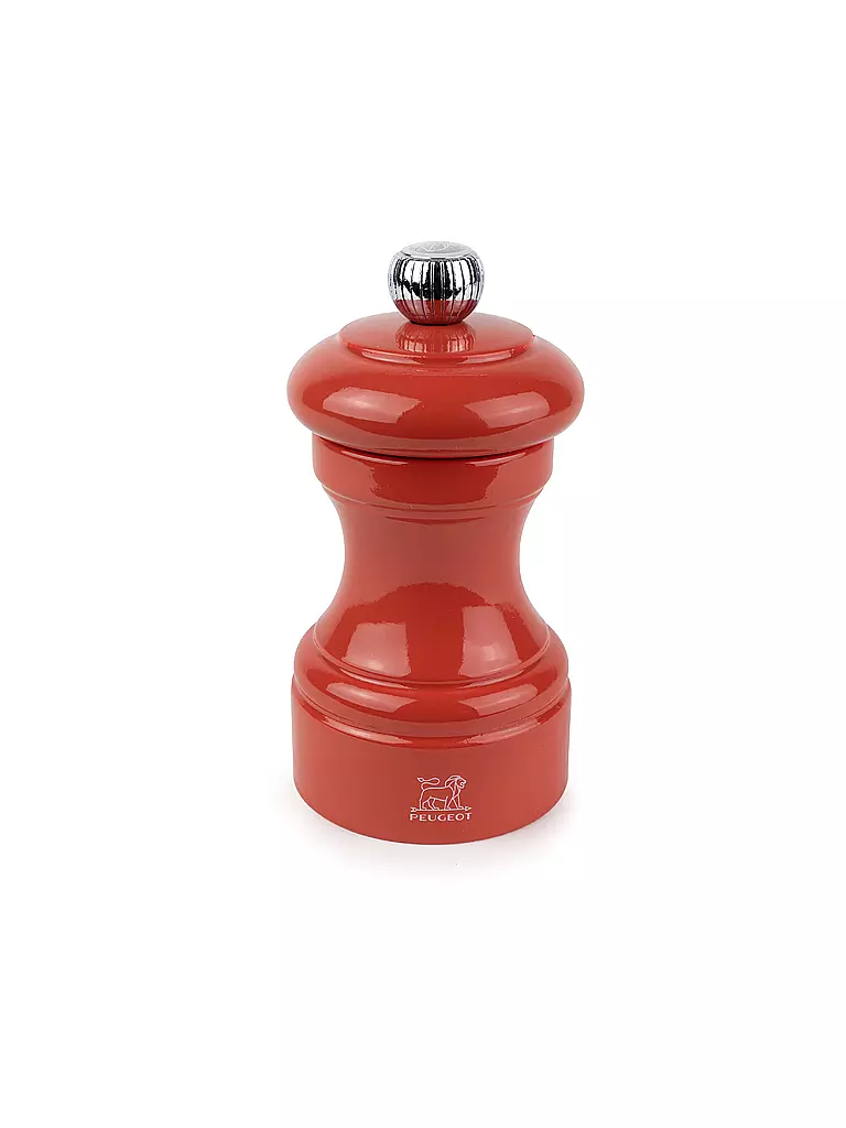 PEUGEOT | Molinillo de sal BISTRORAMA 10cm Haya/Terracota | Naranja