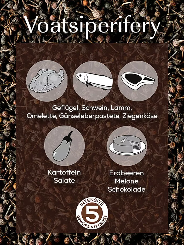 PEUGEOT | Pimienta salvaje Voatsiperifery Madagascar 3x20g |