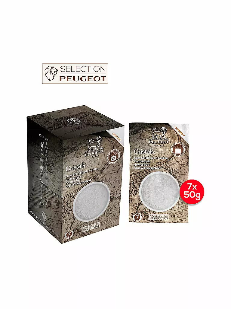 PEUGEOT | Sal gruesa 7x50g Alemania | Blanco