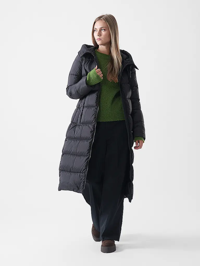 PEUTEREY | Abrigo acolchado de plumón NUNKI MQN 02 | Negro