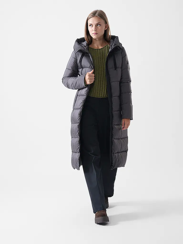 PEUTEREY | Abrigo acolchado de plumón NUNKI MQN 02 | Gris