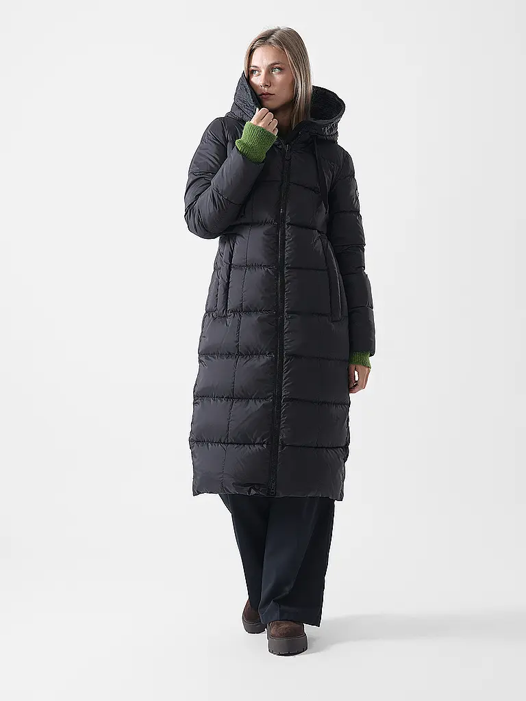 PEUTEREY | Abrigo acolchado de plumón NUNKI MQN 02 | Negro