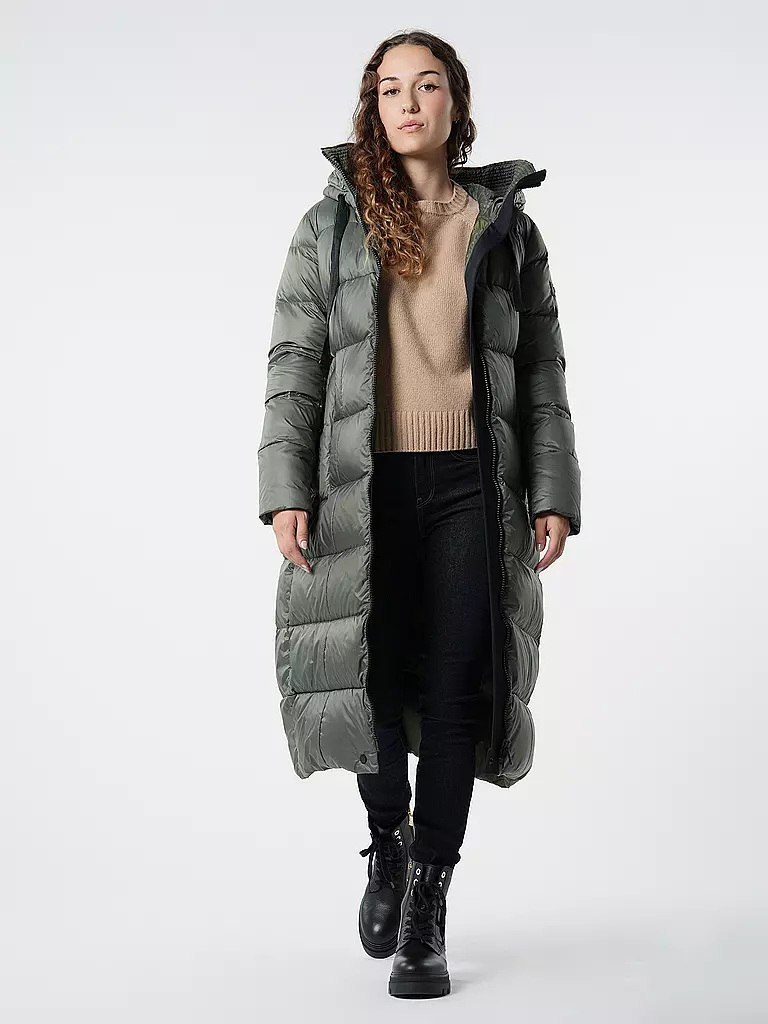 PEUTEREY | Abrigo acolchado de plumón NUNKI | Oliva