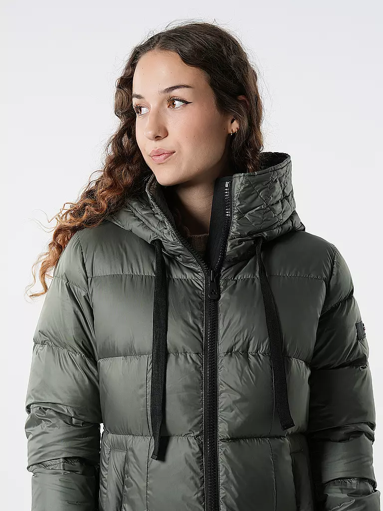 PEUTEREY | Abrigo acolchado de plumón NUNKI | Oliva