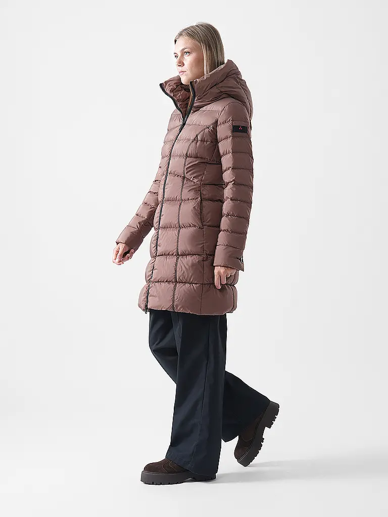 PEUTEREY | Chaqueta acolchada de plumón LEVARIA | Marrón