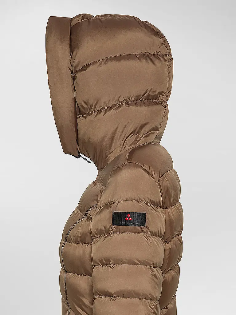 PEUTEREY | Chaqueta acolchada de plumón LEVARIA | Marrón