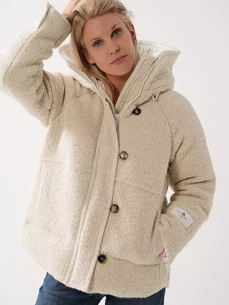 PEUTEREY | Daunenjacke TAMBOC BOUCLE | Crema