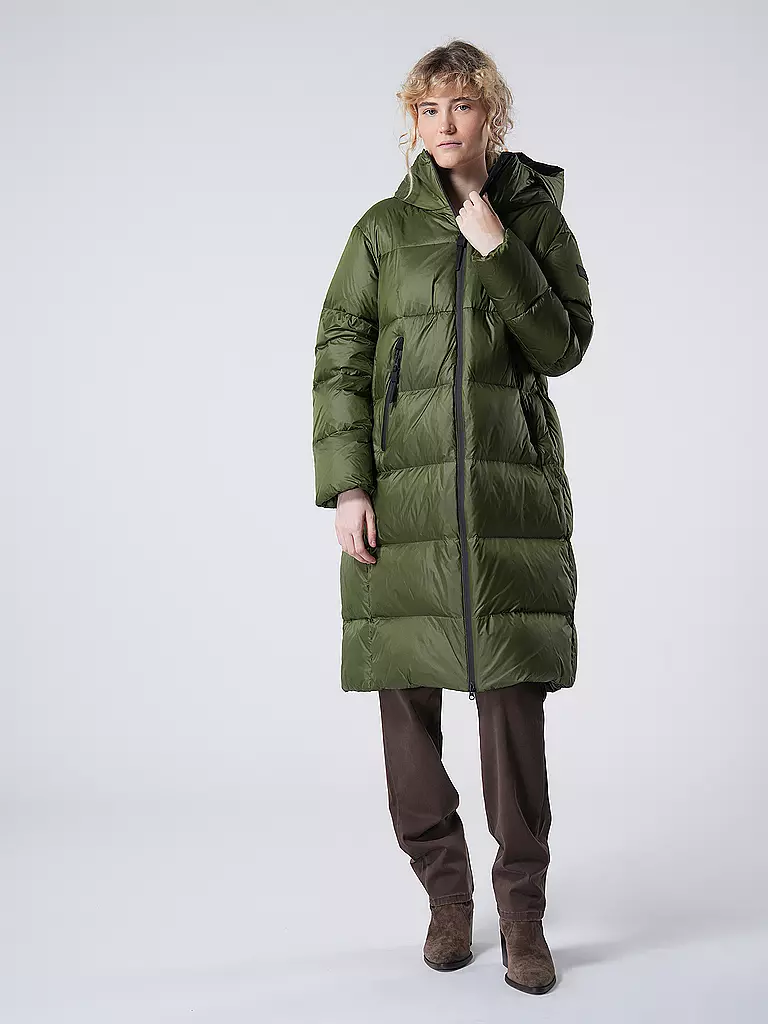 PEUTEREY | Daunenmantel SELECTRIC | Verde oscuro