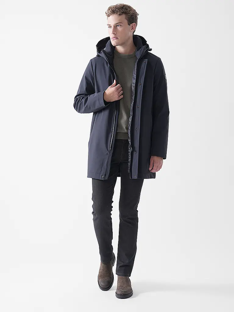 PEUTEREY | Parka ALBALI KP 01 | Azul oscuro