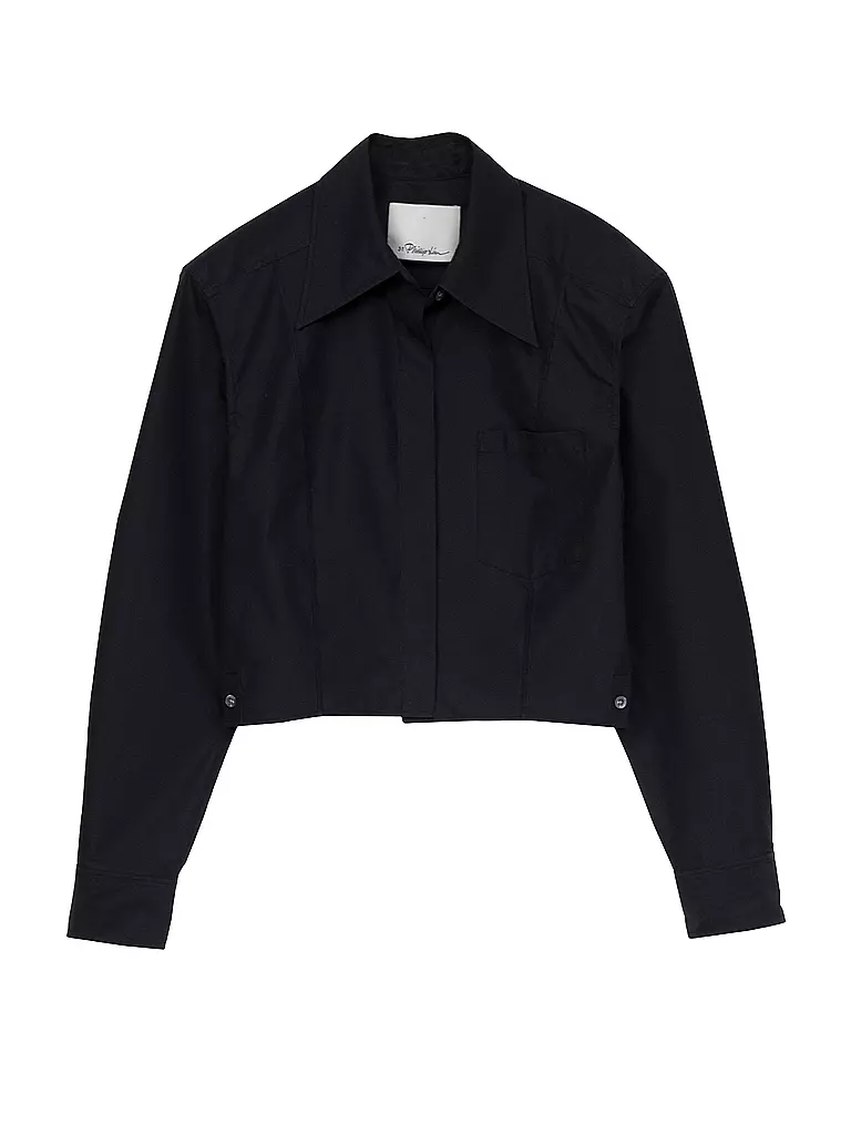 PHILLIP LIM | Blusa corta | Azul oscuro