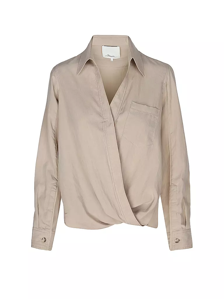 PHILLIP LIM | Blusa cruzada | Beige