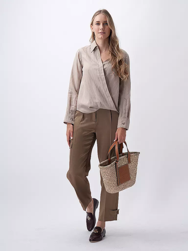 PHILLIP LIM | Blusa cruzada | Beige