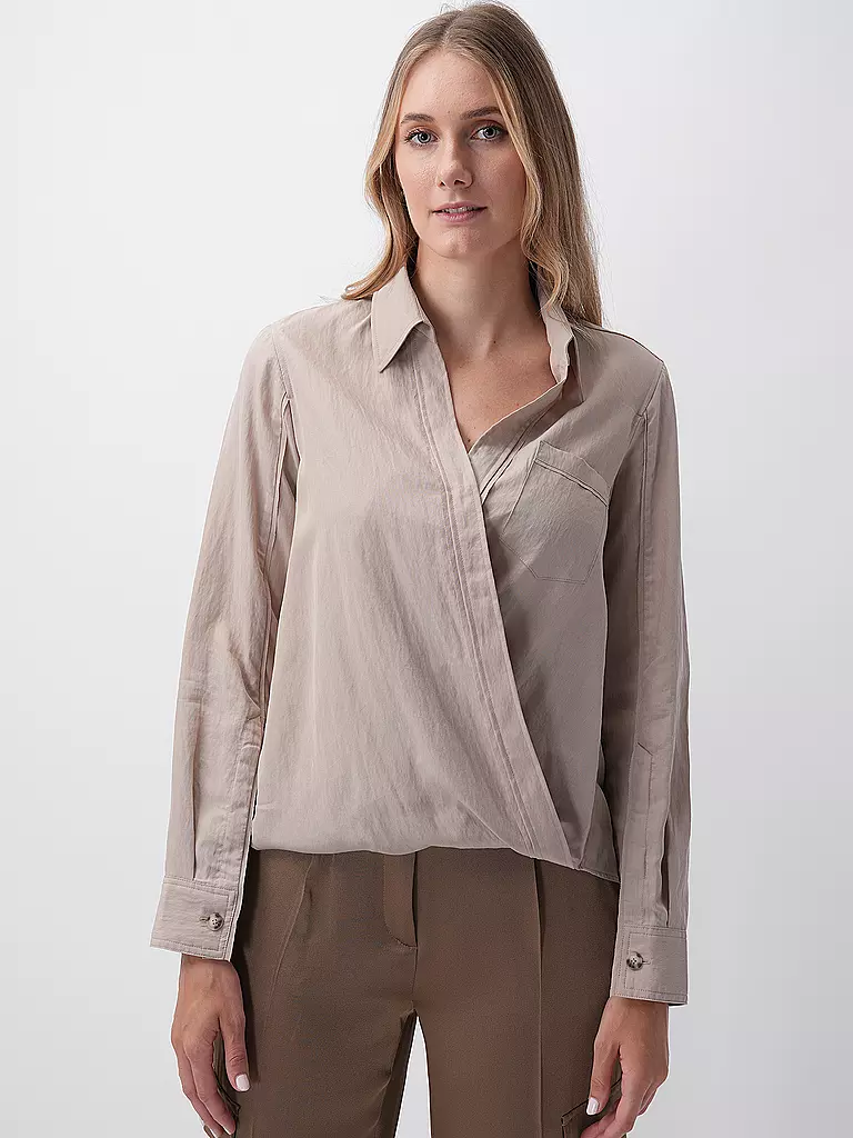 PHILLIP LIM | Blusa cruzada | Beige