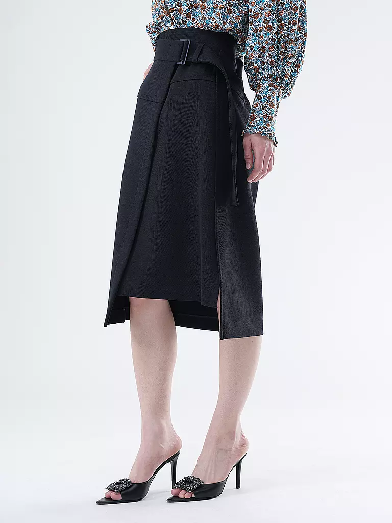 PHILLIP LIM | Falda cruzada | Azul oscuro