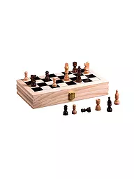 PIATNIK | Ajedrez de madera Eco | Marrón claro