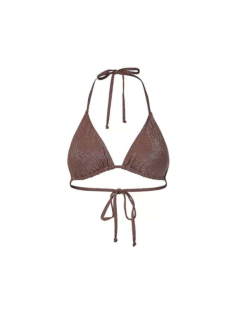 PIECES | Bikini Oberteil PCLAOMI | Marrón