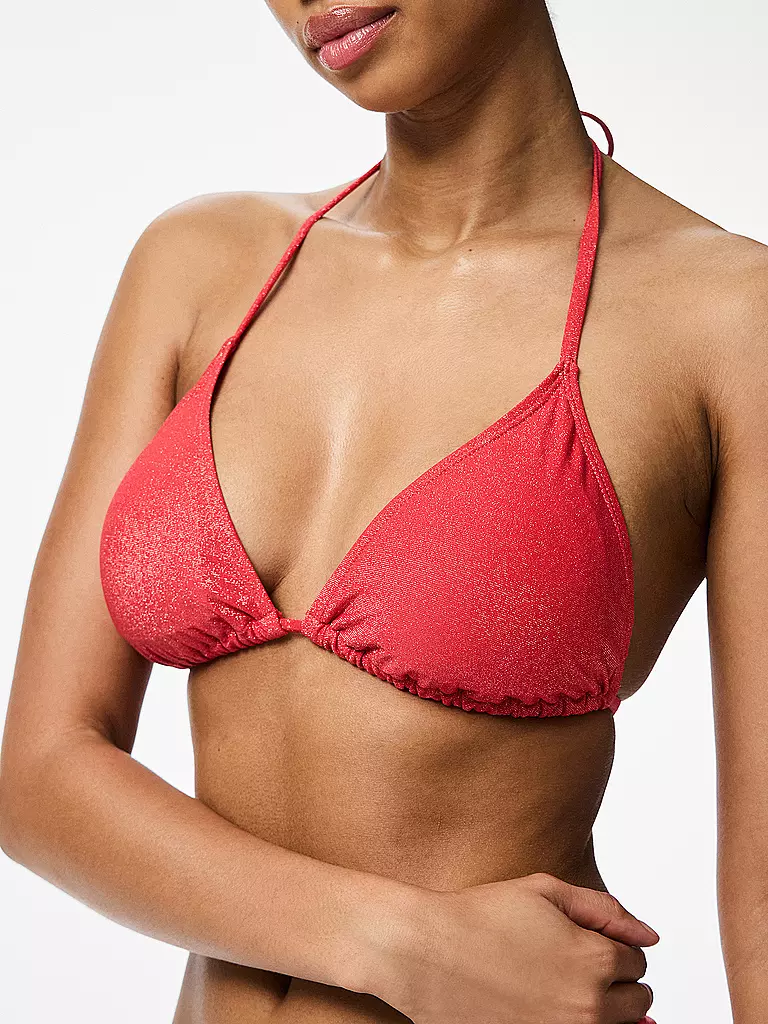 PIECES | Bikini Oberteil PCLAOMI | Rojo