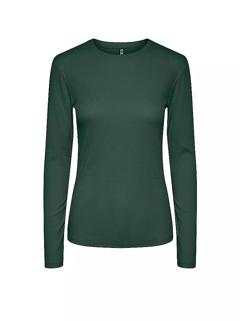 PIECES | Camiseta de manga larga PCRUKA | Verde oscuro