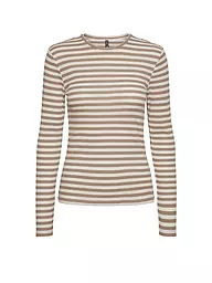 PIECES | Langarmshirt PCRUKA | Beige