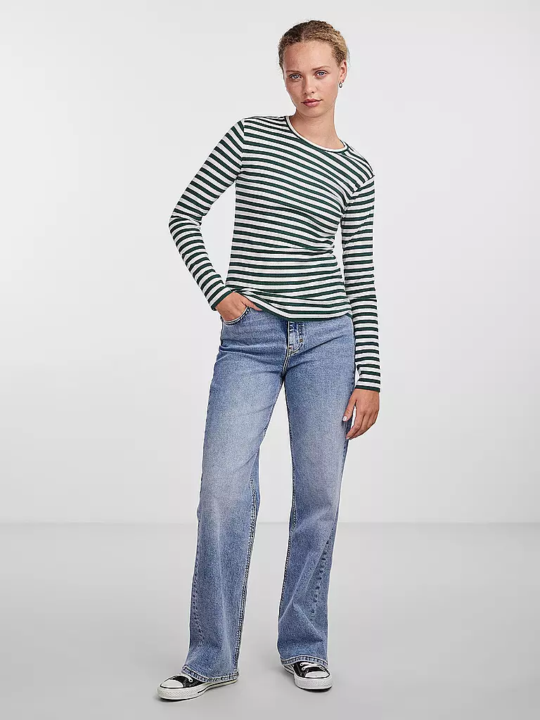 PIECES | Langarmshirt PCRUKA | Verde oscuro