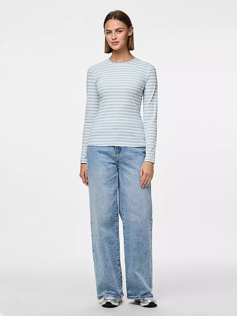 PIECES | Langarmshirt PCRUKA | Azul claro