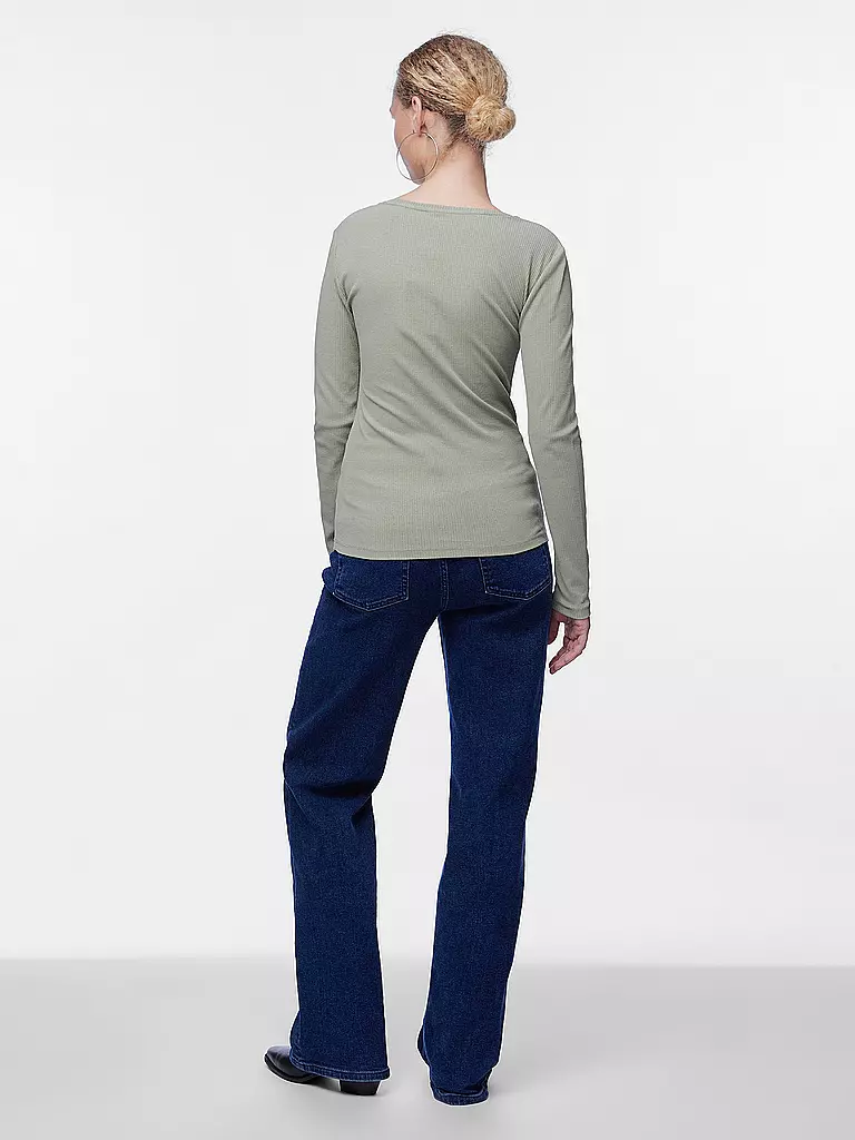 PIECES | Langarmshirt PCRUKA | Verde claro