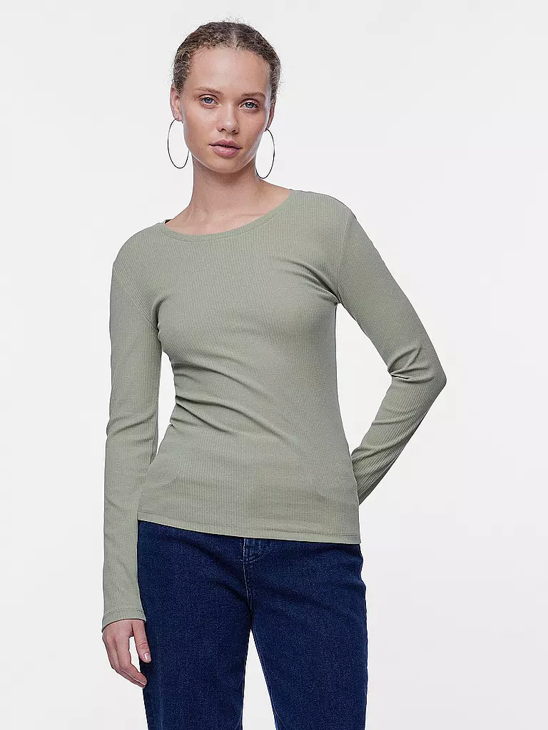 PIECES | Langarmshirt PCRUKA | Verde claro