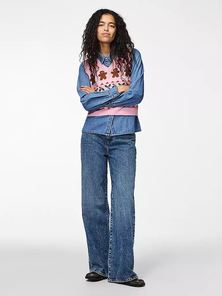 PIECES | Pullunder PCJOLLY XMAS

Marke: PIECES
Farbe: rosa
Kategorien: Moda,Mujer

Largo de la manga: sin mangas
Escote: Cuello en V
Material: Poliacrílico / Acrílico,Punto
Diseño: Estampado completo
Corte (Prenda exterior): Regular | Rosa