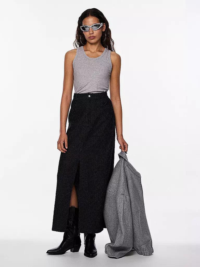 PIECES | Top PCANIBI | Gris claro